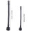 Multifunction  17mm Extension Arm Adjustable Ball Mount-30cm 2