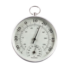 Paristoton ruostumattomasta teräksestä valmistettu kosteusmittari, analoginen kosteusmittari, jossa helppo telineasennus kotiin ja toimistoon