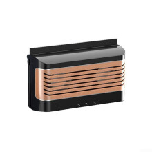 Solar Powered Car Ventilator Auto Air Exhaust Fan Cooling System Car Radiator Air Vent For Cars And Trucks 19.5x12cm Black