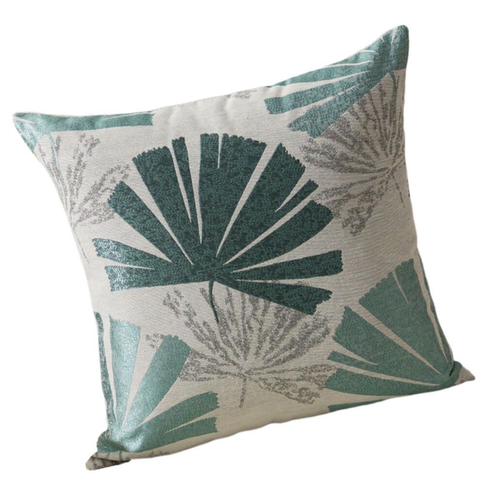 Luxurious Textured Jacquard Pillow Cover-45 45Cm Green