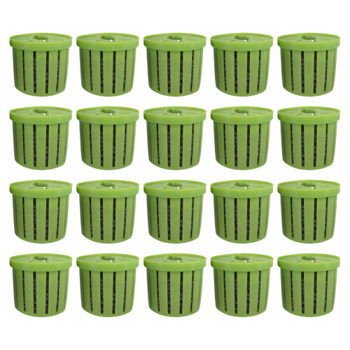 Plastic Water Plant Basket Multiple Use Fishtanks-Green