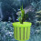 Plastic Water Plant Basket Multiple Use Fishtanks-Green 7