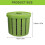 Plastic Water Plant Basket Multiple Use Fishtanks-Green 3