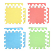 Tierra de aventuras colorida, baldosas entrelazadas de espuma EVA para un juego seguro y no tóxico, diseño educativo brillante para áreas de