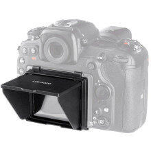 Sonnenblende und Gegenlichtblende für Nikon D500 LCD-Schutzfolie mit ausklappbarer Kamera