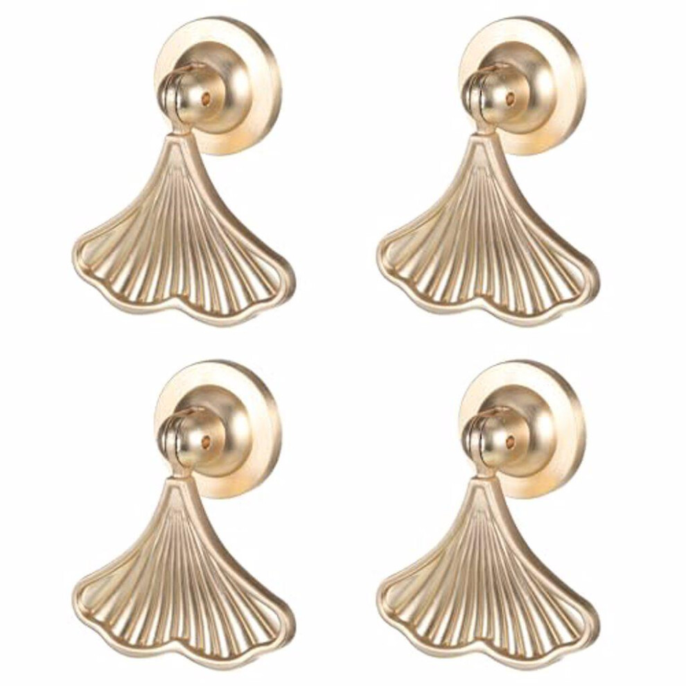 4Pcs/Set Add Touch Of Elegance With Ginkgo Shape Knob Handles Made 5359054174836