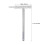 10Stk Handhalter Schildhalter Doppelseitig Klappbar Silber 2