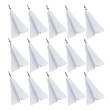 18Ud Chinchetas Blancas Resistentes Para Tablón Y Decoración