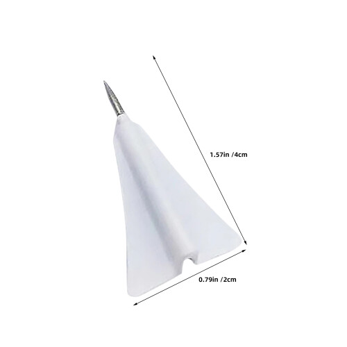 18Ud Chinchetas Blancas Resistentes Para Tablón Y Decoración 2