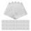 50Pièces Sacs D'isolation Thermique Réutilisables Aluminium Argent 11