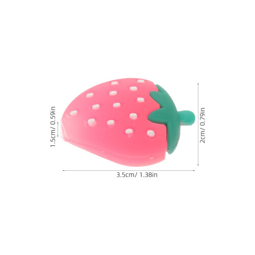 10Pz Protezioni Fragola in Silicone E 1