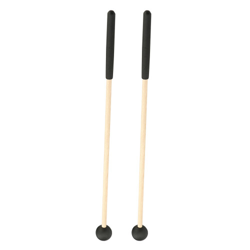 2St Handvat Drumsticks Rubber Voor Tongdrum En Percussie Set