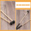 2St Handvat Drumsticks Rubber Voor Tongdrum En Percussie Set 8