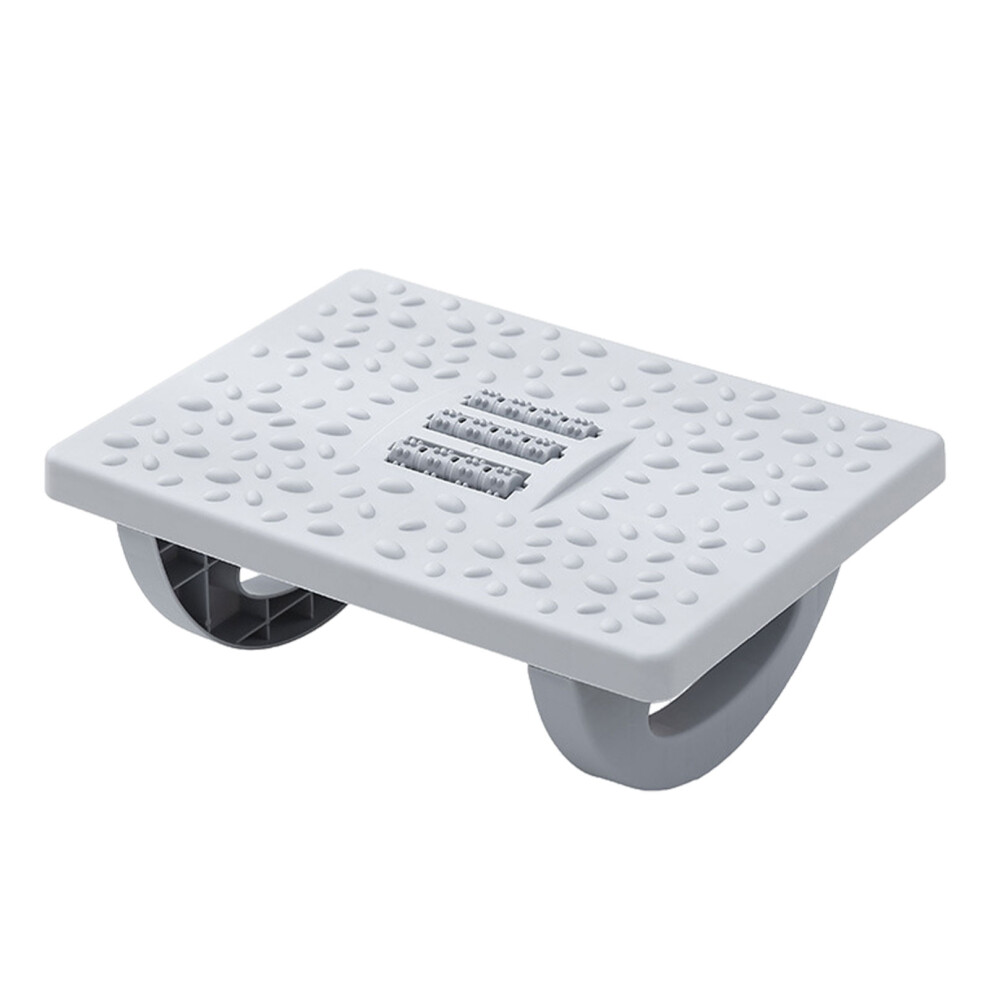 (Gray) Desk Accessories Rocking Foot Rest For Stress Reduction Foot Rest For Gray 5359054566372
