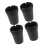 4Pièces Cendrier Compact Auto Noir Portable Pour Usage Extérieur 10
