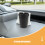 4Pièces Cendrier Compact Auto Noir Portable Pour Usage Extérieur 9