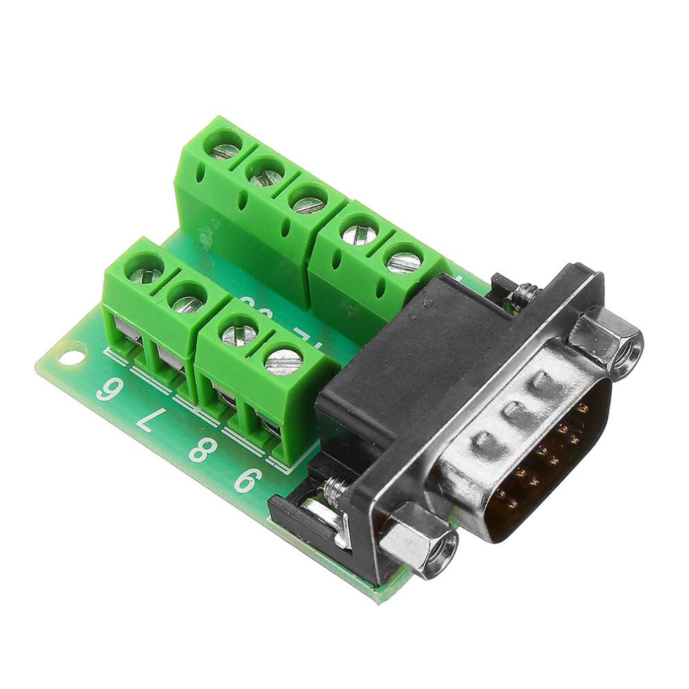 Db9 Terminal Connector 10Piece Rs232 Male Head Serial Port Adapter 9105992427703