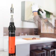 MT-100 Portable Gas Soldering Iron 8ml, Red, Multifunctional Cordless Tool