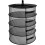 Herb Drying Rack, Collapsible Design with Zippered Chambers, Durable Polyester Mesh for Even Drying of Large Quantities, Steel Wireframe Construction 7