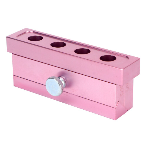 DIY-Lippenstiftform aus Aluminium mit 4 Löchern, 2
