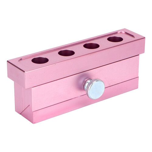 DIY-Lippenstiftform aus Aluminium mit 4 Löchern, 1