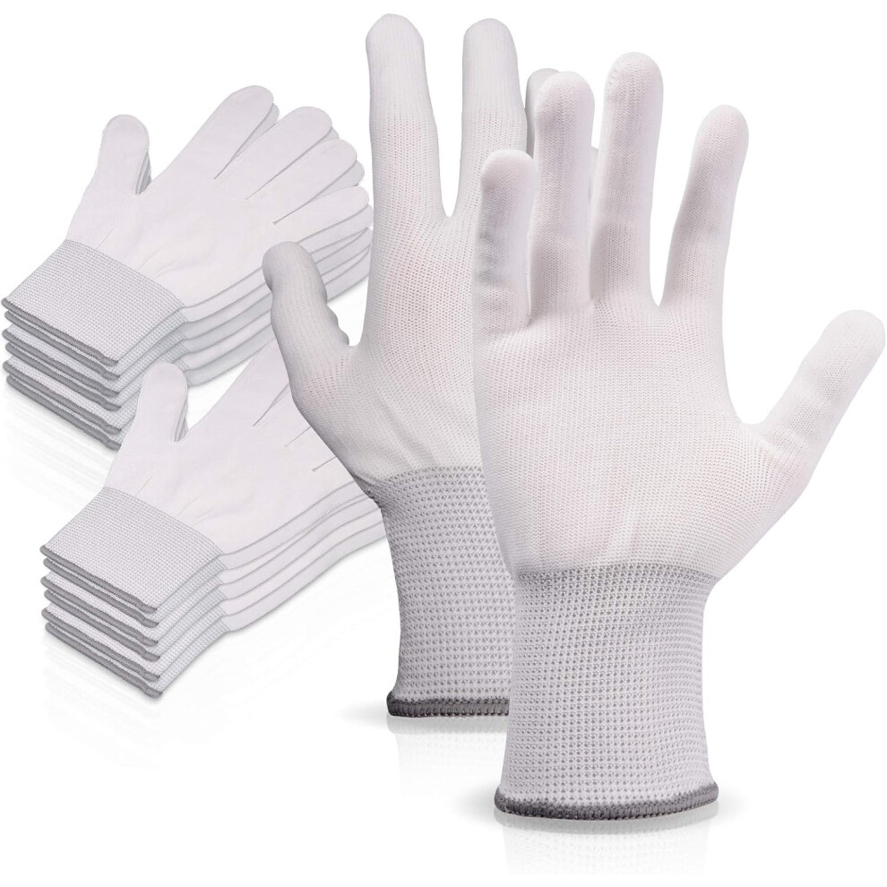 Grip Work Gloves, Safety Work Gloves With Multi-Purpose Mechanic Function, Comfortable Work Gloves, Versatile Protection, Breathable Design, 6 Pairs W 9012352842574