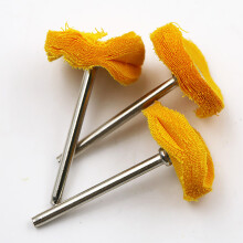 10 Stück 3mm Schaft Baumwollstoff Schleifscheiben 25mm Durchmesser
