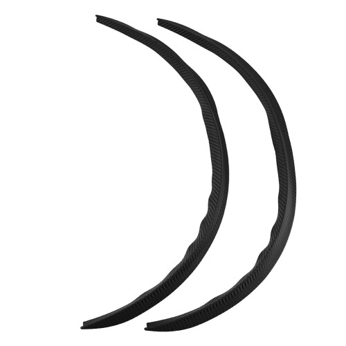 Universal Car Wheel Eyebrow Flares Protector 72-73cm Black
