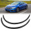 Universal Car Wheel Eyebrow Flares Protector 72-73cm Black 3
