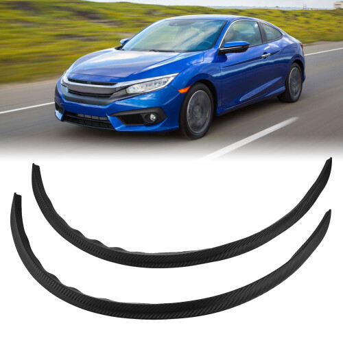 Universal Car Wheel Eyebrow Flares Protector 72-73cm Black 2