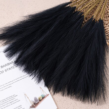 Hierba de la Pampa artificial elegante para decoración, estilo minimalista, material de seda, apariencia esponjosa para decoraciones de bodas y