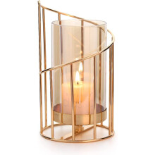 Decorative Tea Light Candleholders, Removable Glass Vase for Wedding, Party, Christmas Decor