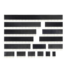 2.54mm Single Female 240P PCB Socket Board Pin Header Connector Strip Pinheader 0.1 Inch Pitch 40Pin 1Pcs
