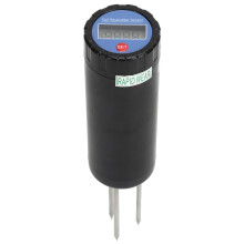 Medidor de pH do solo com eletrodo de metal à prova d'água, testador digital de solo para vinhedos, pomares, produção agrícola e gramados (baixo