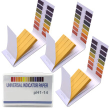 Nauwkeurig lakmoespapier, universeel toepasbaar pH 1-14, zeer nauwkeurig. 240 teststrips voor waterkwaliteitsanalyse en bodemonderzoek, 6