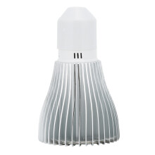 Luminária LED redonda para cultivo de plantas em ambientes internos, 30W, em alumínio metálico, com espectro completo, que promove fotossíntese