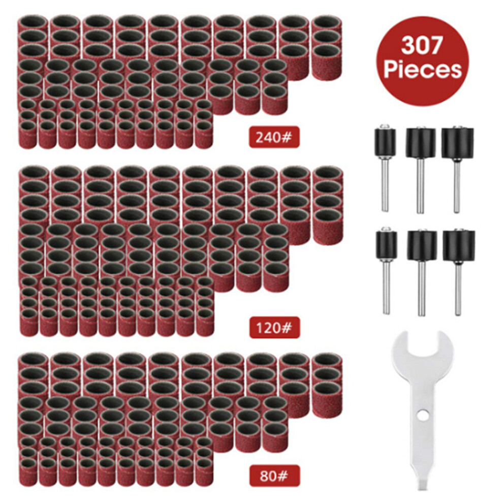 Sanding Drums, Aluminum Oxide Reusable Sanding Bits For Fine Polishing & Wide Application, Perfect For Dremel Rotary Tool & Comprehensive Kit 9012352788186