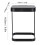 Mini Desktop Schwarzer Mülleimer Abfallbehälter 12*13,8*16,5 cm 9