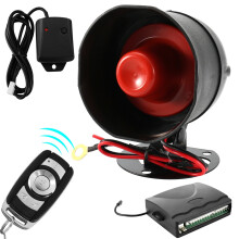 12V Universal Car Alarm System with Push Button Start, Anti-theft Protection