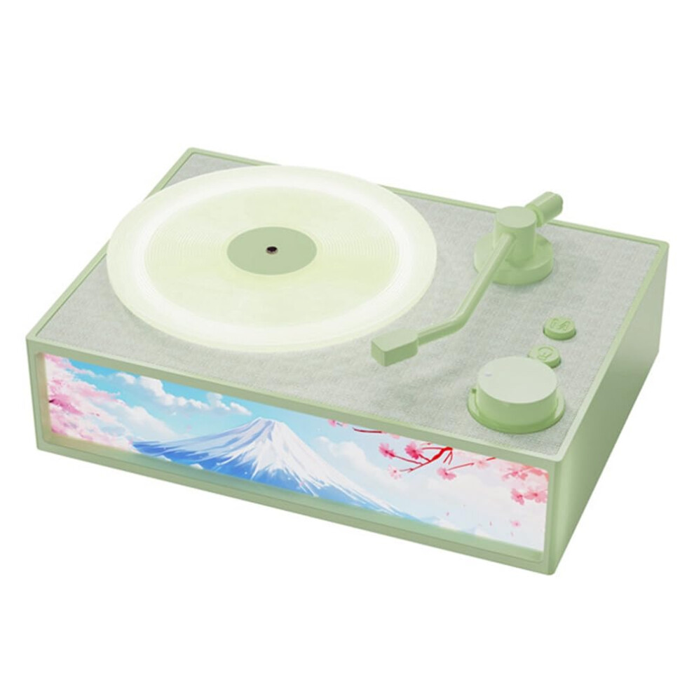 Retro Aromatherapy Bluetooth Speaker Usb Multifunctional Subwoofer With Ambient Aromatherapy Diffuser Light/Green 9105992429103