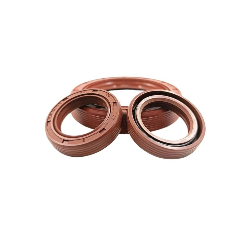 Oil Seal 40X75x10 Mm Fkm Fpm Fr Fluorine Rubber With Spring Skeleton For Bearing Shaft Brown 2 Pcs 9105992429035