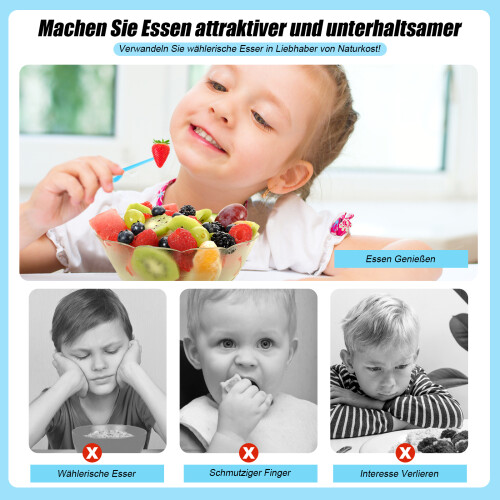 Wide Application Cake Dessert Fruit Forks With Multi-functional Safe 2
