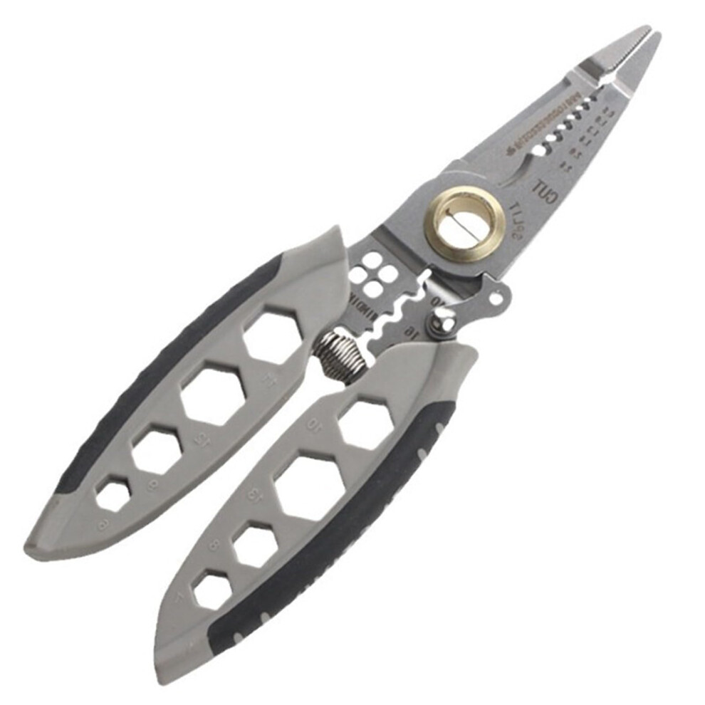 Wire Stripping Pliers Multifunctional Cutter Crimping Tool For Electrical Work Insulation Removal Electrician Pliers 9067246072001