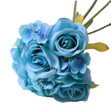 Artisanal Realistic Silk Roses For Wedding & Party Decor, Plastic Flannel Blend For Lifelike And Vivid Appearance, Non-Toxic Safe Eco-Friendly Finishe