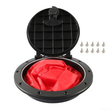 8 Inch Deck Plate Hatch Cover Kit For Boat Kayak Canoe With Storage Bag Nylon Material DamageResistant Light Blocking