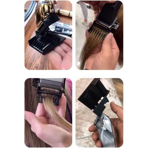 1Piece Trimmer Attachment, Hairdresser Tool, Guarding Comb, Compatible With Clippers 2
