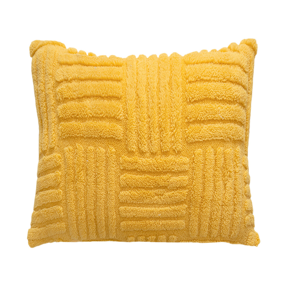 Corduroy Cushions Cover Soft-45 45cm without core Yellow-image-OPC-PNB8XKT-NEW