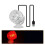 Waterproof LED Aquariums Spotlight Decorative USB Diving Lamp-3 7
