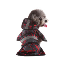 Reflective Rain Jackets for Small Dog Rainy Day-YY19red L