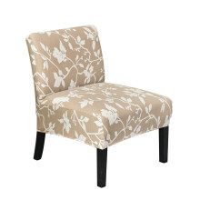 Stretchable Armless Chair Cover Unique Color Print for Living-8